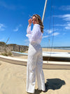 The Bianca Coast White Linen Pants