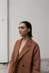 Il Cafe Handmade Peacoat in Camel